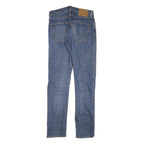 LEVI'S Mens Slim Blue Denim Light W28 L31 Zip Jeans Classic Fit Casual