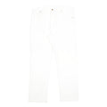 WRANGLER Mens White Regular Fit Straight Denim Jeans W38 L32 Classic Zip Closure
