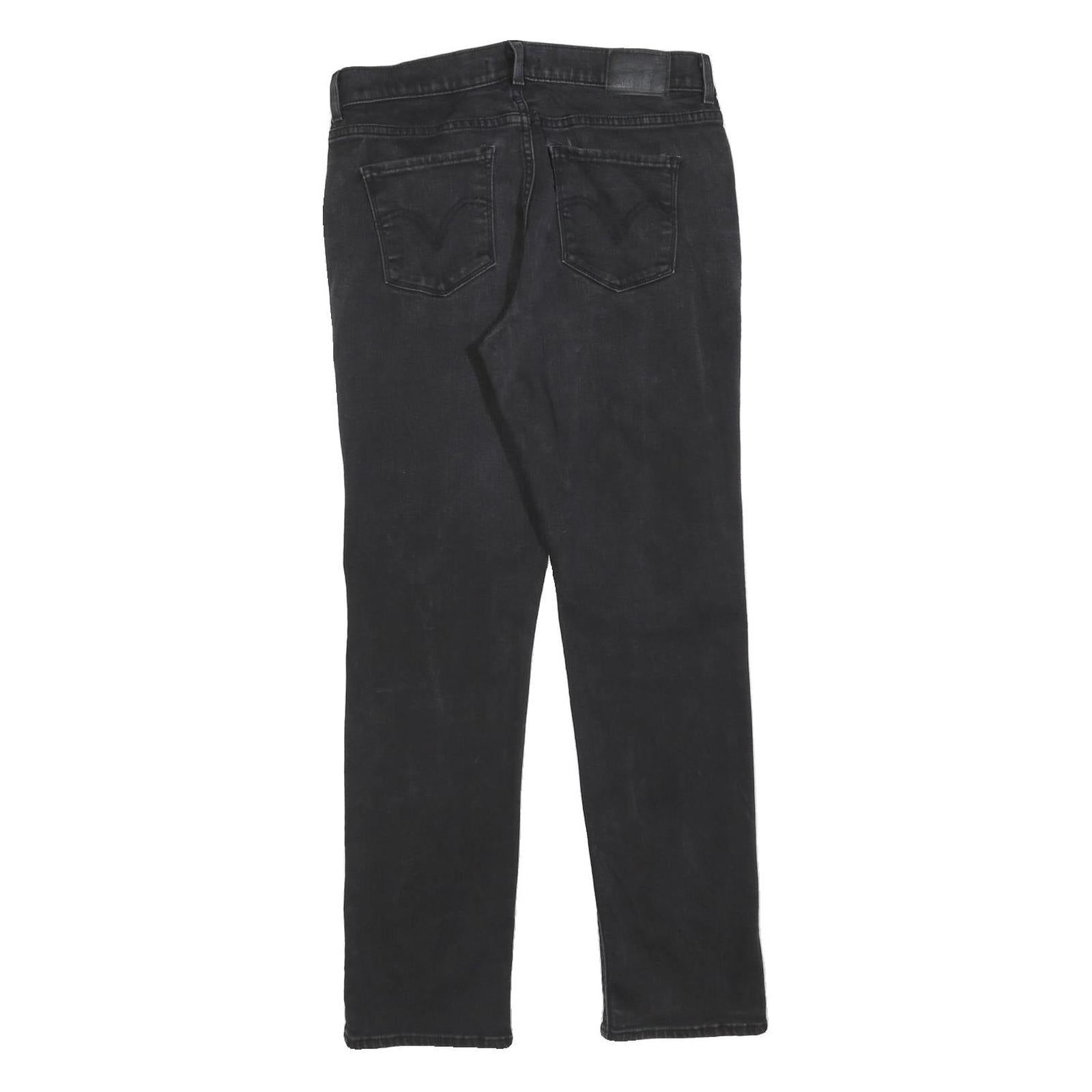 LEVI'S Womens Jeans Black Classic Skinny Denim W31 L30 Stretch Cotton Blend