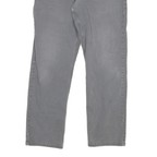 CARHARTT Mens Grey Relaxed Straight Denim Medium Wash W30 L29 Durable Workwear