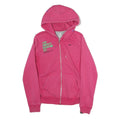 NIKE Womens Pink Hoodie M Womens Marathon Zip Up Athletic Casual