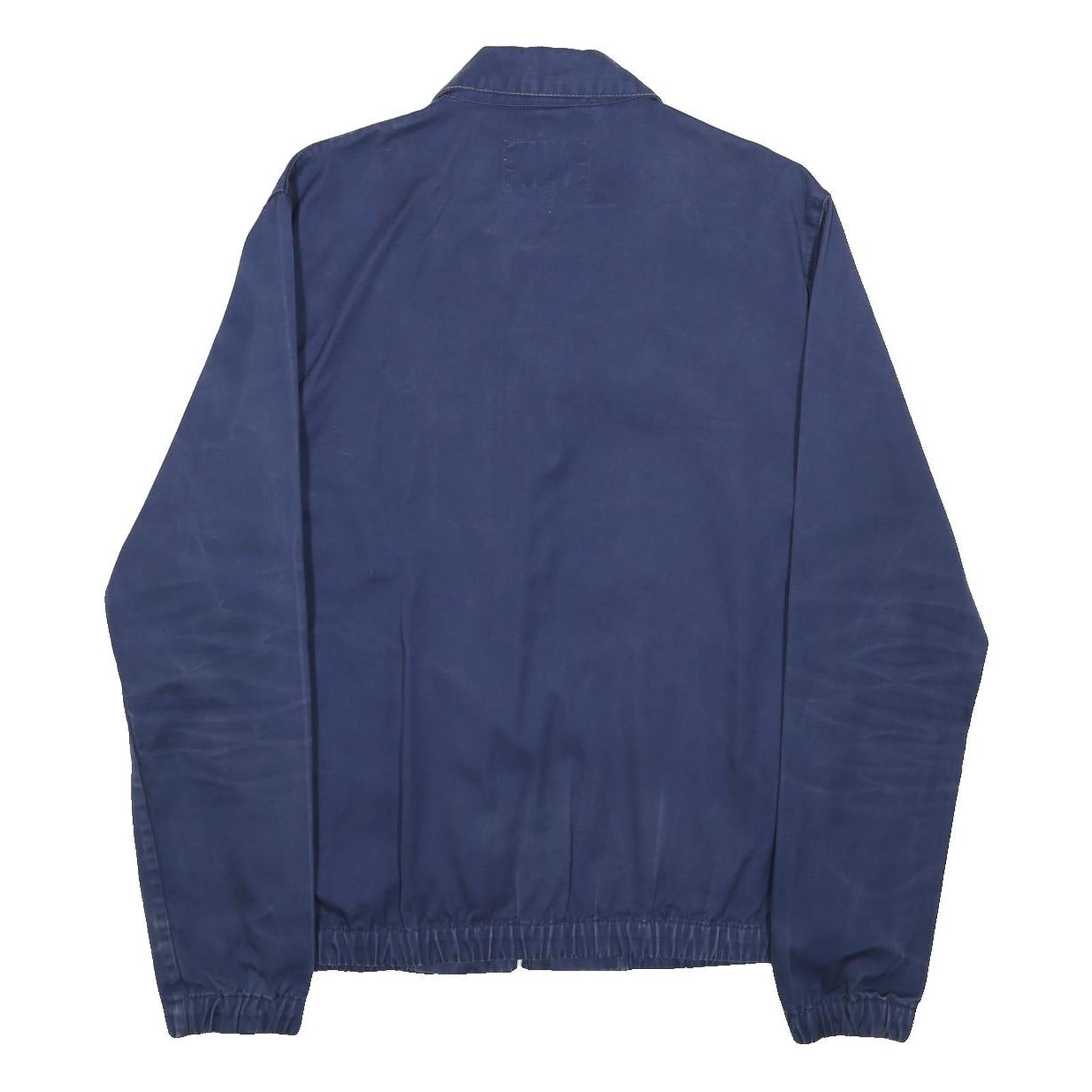 CARHARTT WIP Mens Blue Jacket XS Cotton Plain Zip Classic Casual Skate