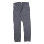 CARHARTT Mens Cotton Blend Slim Blue Trousers Zip W31 L32 Casual Workwear
