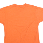 RIVALRY THREADS Womens Orange Auburn Graphic T-Shirt M Short Sleeve Crew Neck