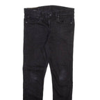 LEVI'S 519 Jeans Hi-ball Mens Black Slim Skinny W31 L29