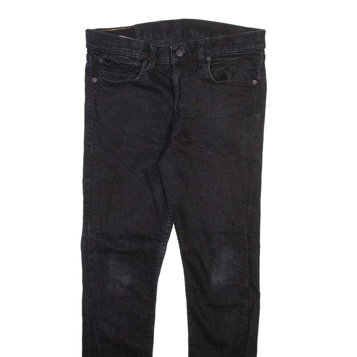 LEVI'S 519 Jeans Hi-ball Mens Black Slim Skinny W31 L29