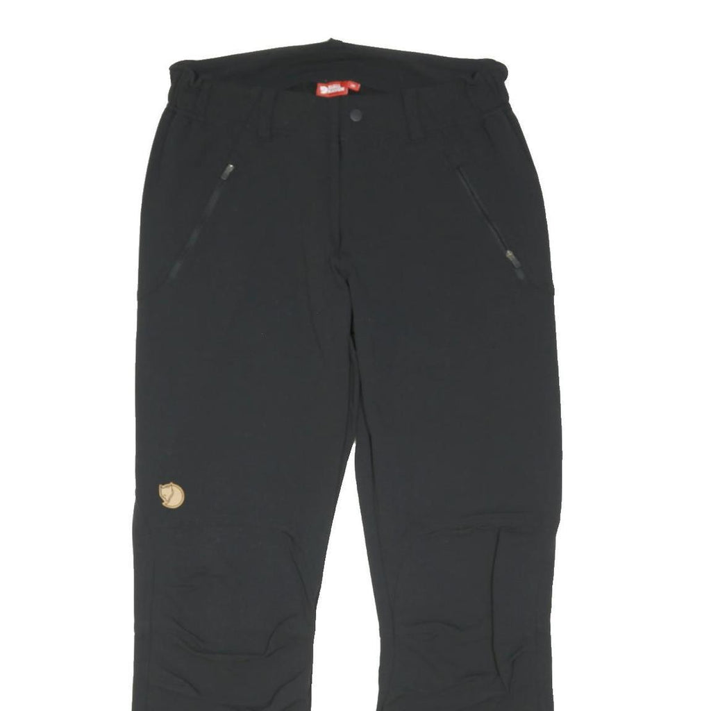 FJALLRAVEN Womens Polyamide Black Regular Straight Trousers W30 L29 Outdoor