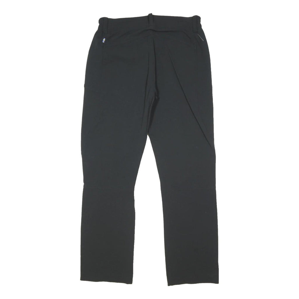 FJALLRAVEN Womens Polyamide Black Regular Straight Trousers W30 L29 Outdoor