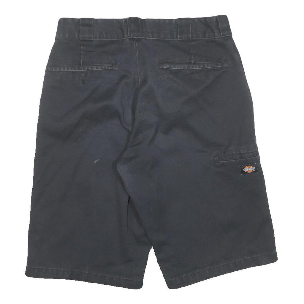 DICKIES Mens Shorts Black Relaxed Fit L W30 Workwear Cotton Blend Casual