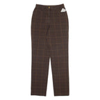GARDEUR Womens Trousers Brown Slim Straight W24 L30