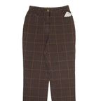 GARDEUR Womens Trousers Brown Slim Straight W24 L30