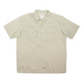 DICKIES Mens Beige Work Shirt XL Polyester Blend Button Pocket Casual