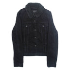 LEVI'S Womens Sherpa Lined Denim Jacket Black XS