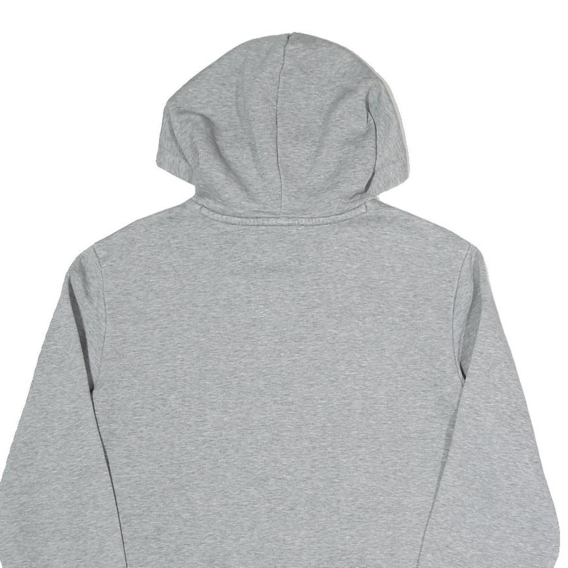 PUMA Mens Grey Hoodie S Cotton Blend Pullover Classic Logo Sweatshirt