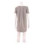 WHITE STUFF Womens Shift Dress White Crazy Pattern Short Sleeve Short UK 14