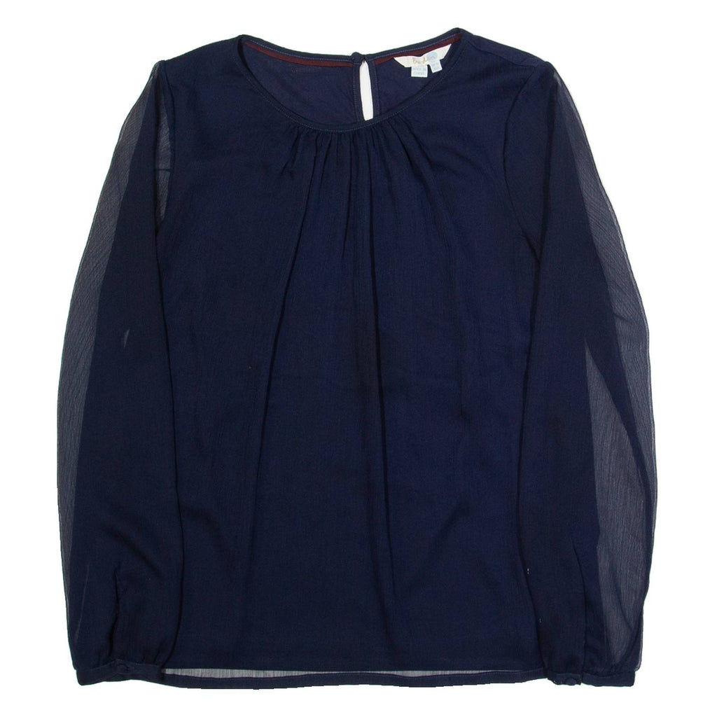 BODEN Womens Top Blue Long Sleeve UK 10