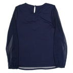 BODEN Womens Top Blue Long Sleeve UK 10