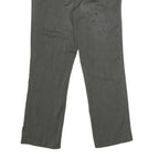 TRUSSARDI Womens Grey Polyester Blend Regular Fit Straight Leg Trousers W28 L27