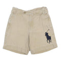 POLO RALPH LAUREN Boys Shorts Beige Classic Cotton S W20 Embroidered Logo