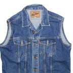 BIG STAR Mens Denim Gilet Blue M