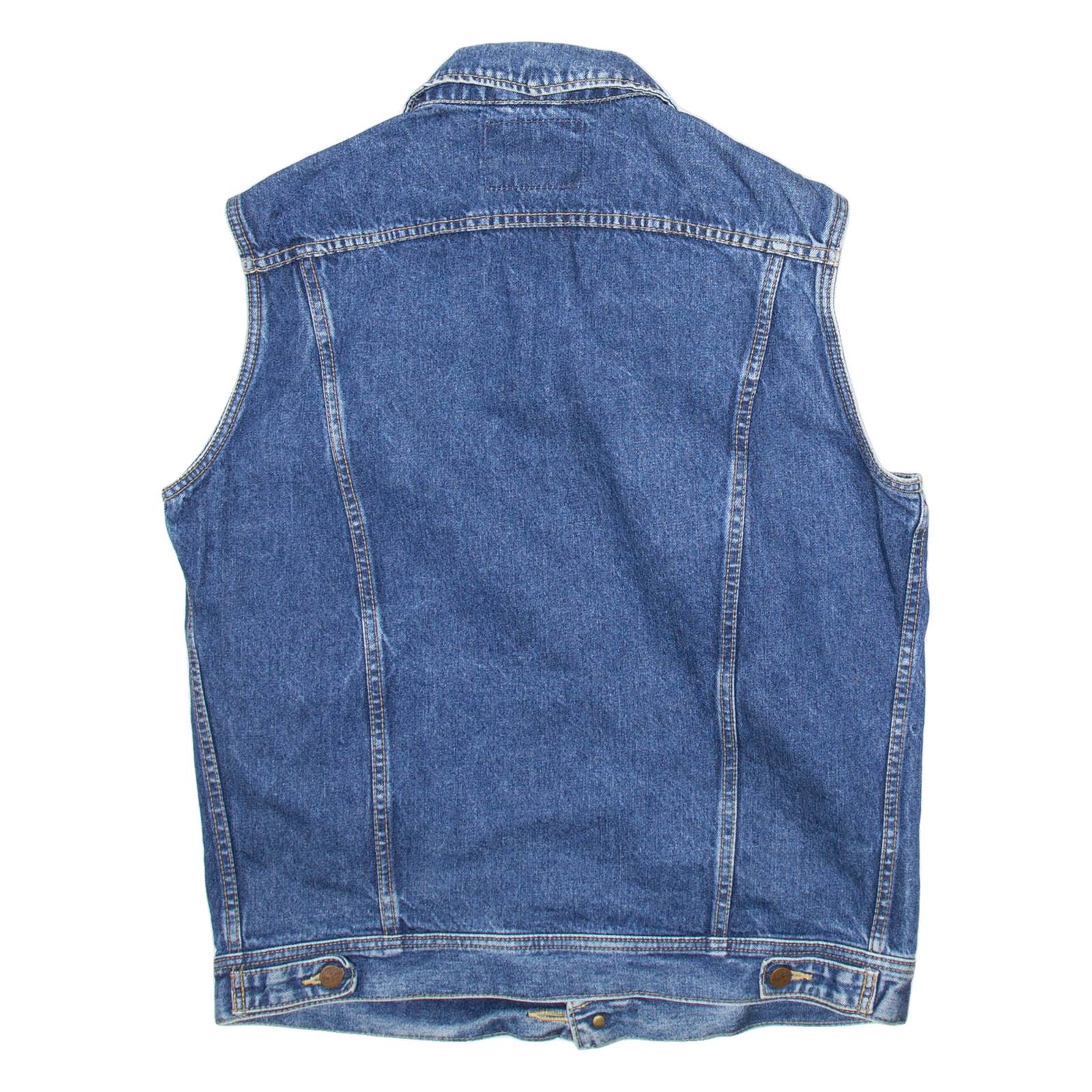 BIG STAR Mens Denim Gilet Blue M