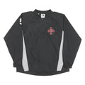 AUGUSTA Mens Black & Grey Stix Zip Jacket L Polyester Blend Athletic Sports