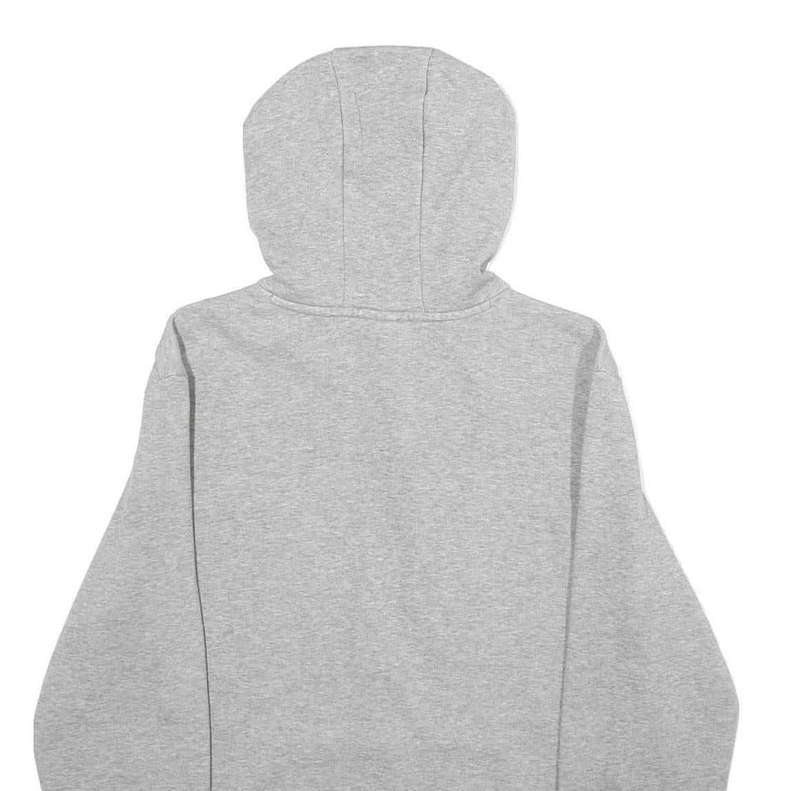 PUMA Mens Grey Hoodie S Cotton Blend Pullover Sweatshirt Casual