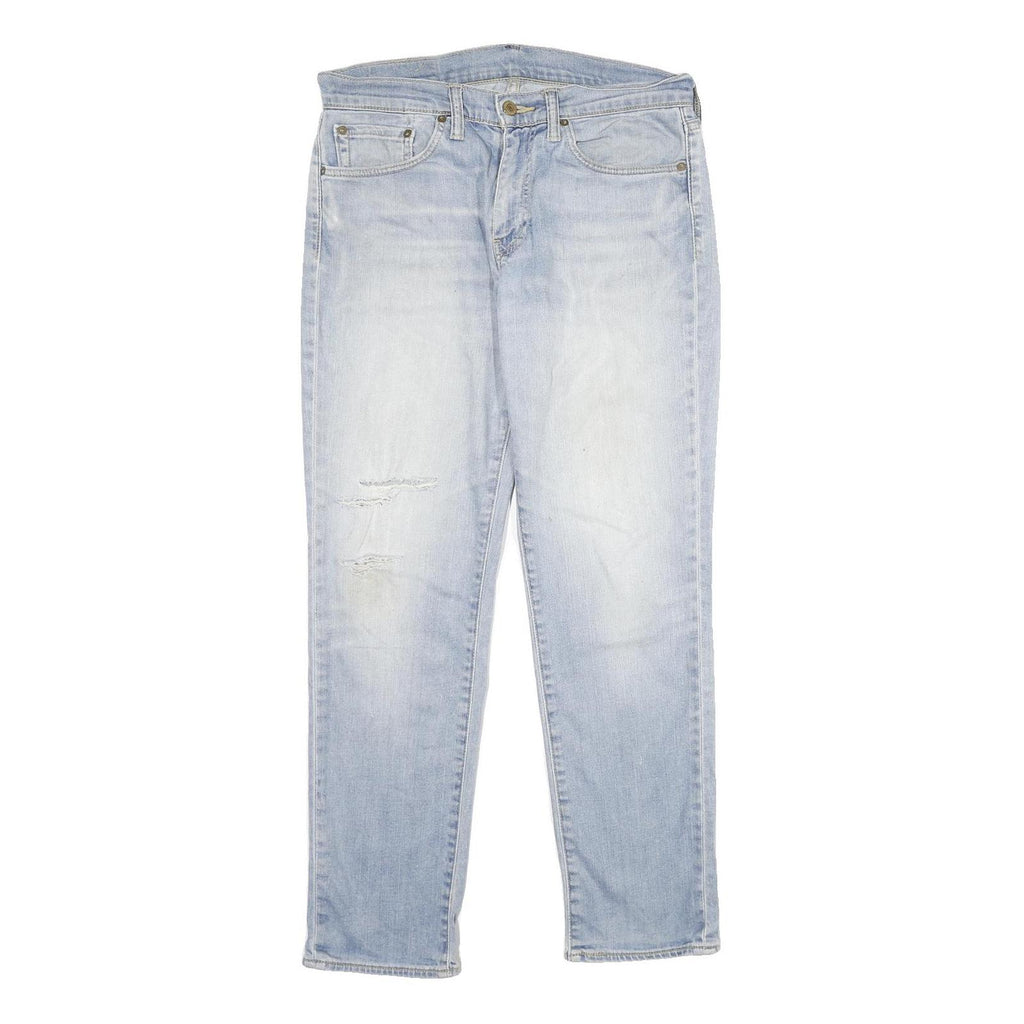 LEVI'S 511 Slim Mens Jeans Blue Denim Slim Cotton Blend W32 L30 Distressed