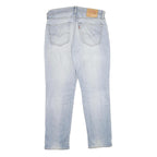 LEVI'S 511 Slim Mens Jeans Blue Denim Slim Cotton Blend W32 L30 Distressed