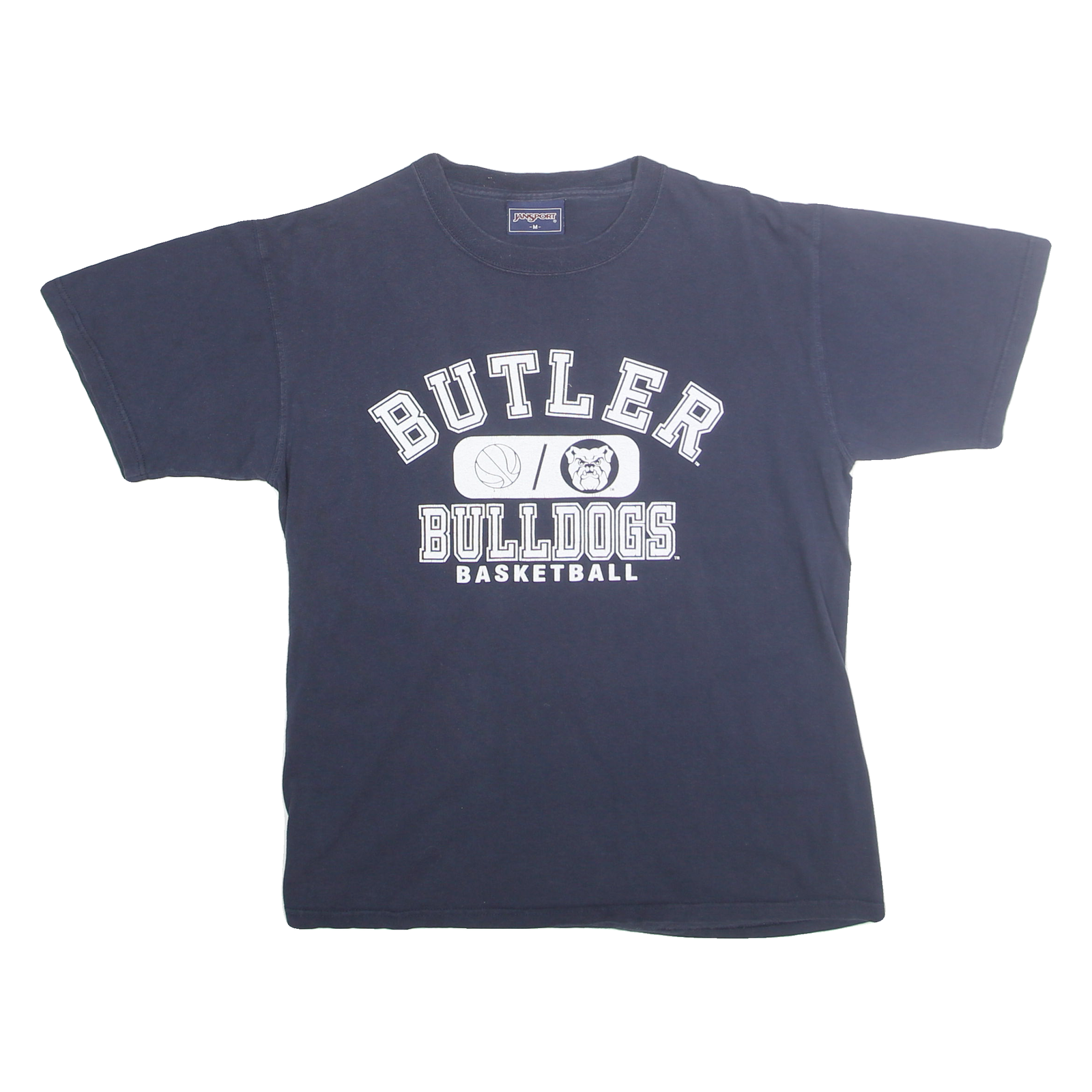 JANSPORT Mens Blue Butler Bulldogs Basketball Graphic T-Shirt M Short Sleeve