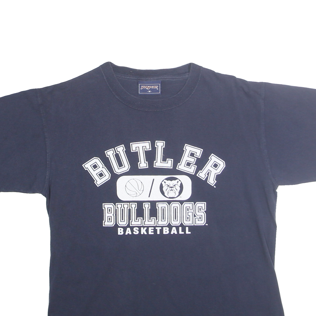 JANSPORT Mens Blue Butler Bulldogs Basketball Graphic T-Shirt M Short Sleeve