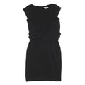 CARVEN Womens Black Bodycon Polyester Blend Mini Dress Size S Elegant Twist