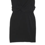 CARVEN Womens Black Bodycon Polyester Blend Mini Dress Size S Elegant Twist
