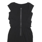 CARVEN Womens Black Bodycon Polyester Blend Mini Dress Size S Elegant Twist