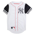 MAJESTIC ATHLETIC Mens Jersey White USA Button Neck S