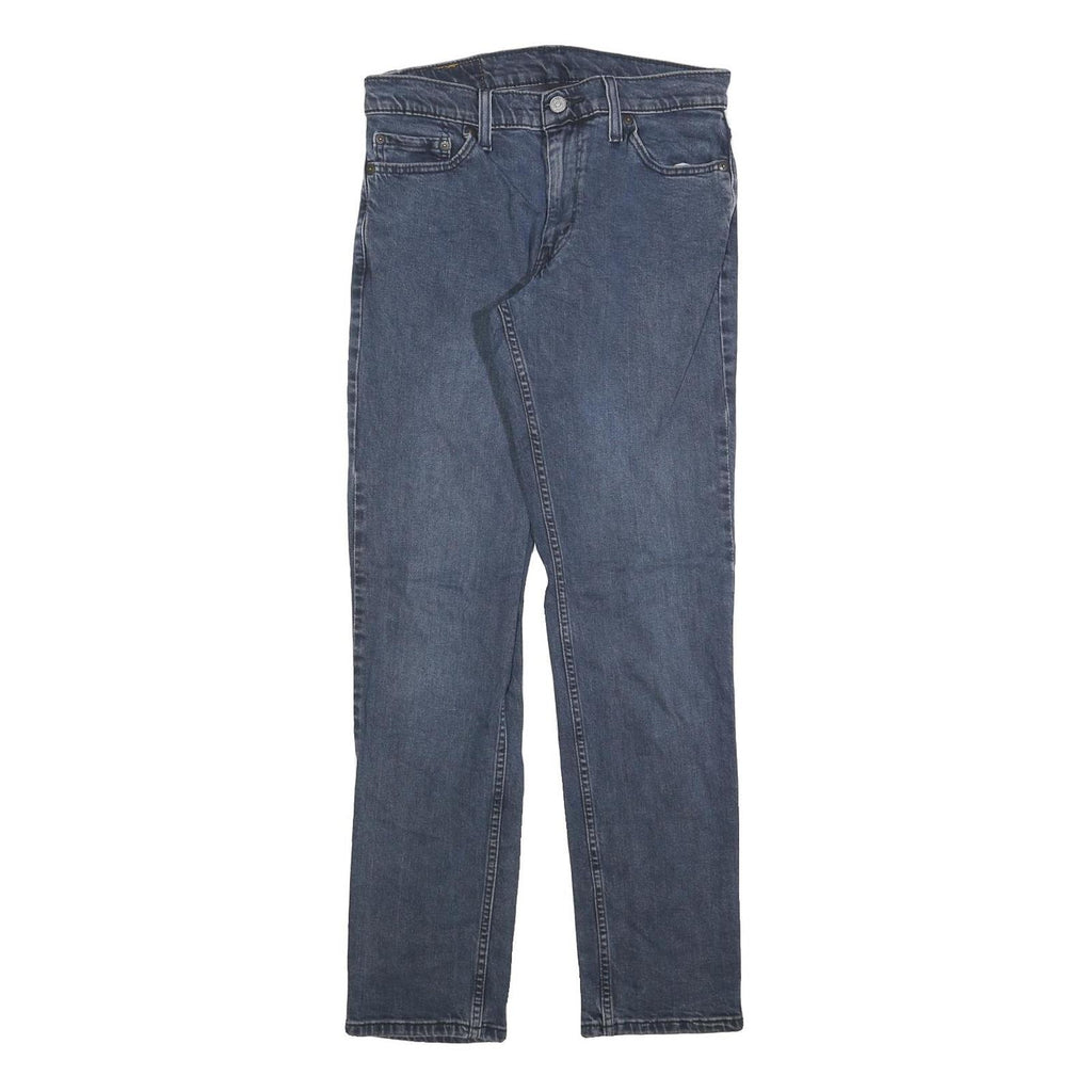 LEVI'S 511 Slim Mens Jeans Blue Cotton Denim Slim W30 L32 Classic Zip Closure