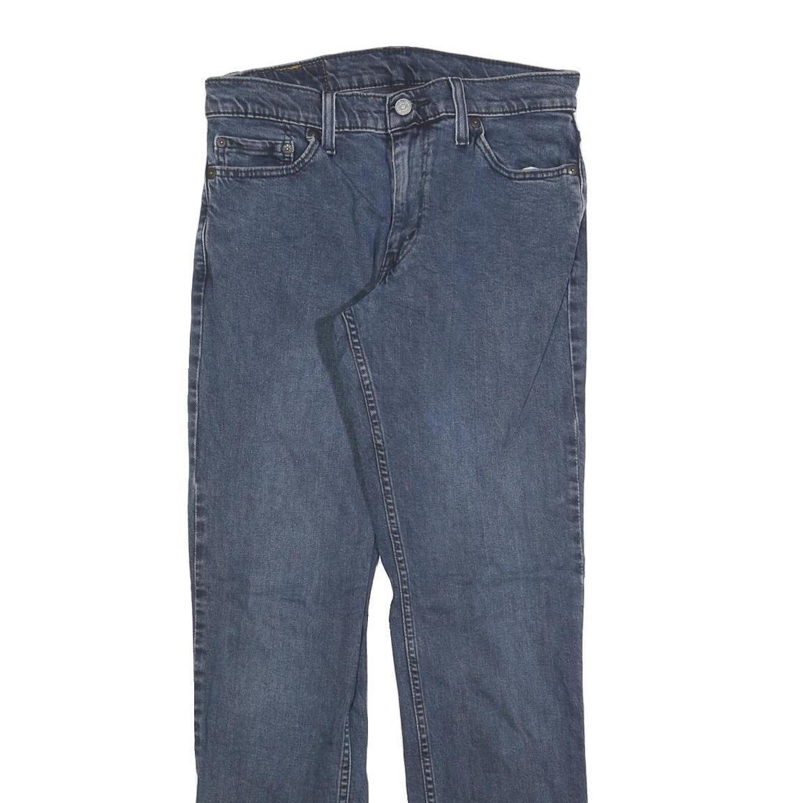 LEVI'S 511 Slim Mens Jeans Blue Cotton Denim Slim W30 L32 Classic Zip Closure