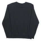 PUMA Mens Black Cotton Blend Crew Neck Sweatshirt S Logo Graphic