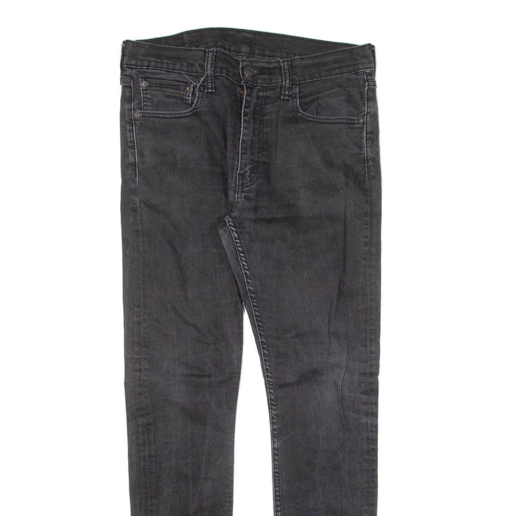 LEVI'S 519 Jeans Mens Black Slim Skinny W33 L29