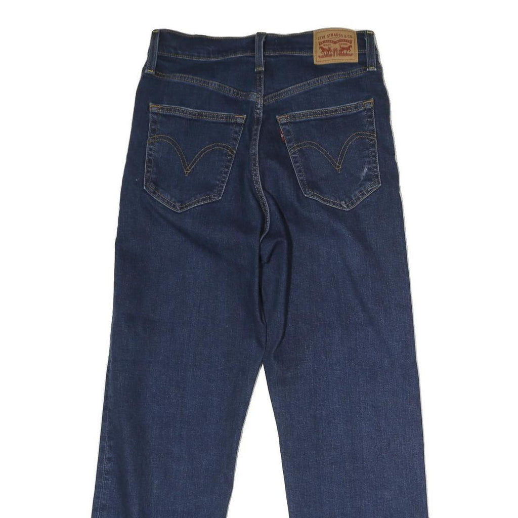 LEVI'S Mens Regular Fit Straight Leg Denim Medium Blue Jeans W28 L27 Classic Zip