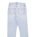 GUESS Mens Slim Fit Light Blue Denim Jeans W26 L28 Stylish Zip Closure