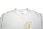 CHAMPION REVERSE WEAVE Mens Light Grey Cotton Blend Crew Neck Sweatshirt M