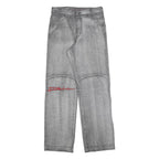 DIA Womens Jeans Grey Regular Straight Denim W30 L33 Casual Cotton Blend Zip