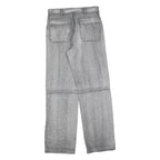 DIA Womens Jeans Grey Regular Straight Denim W30 L33 Casual Cotton Blend Zip