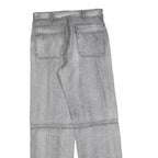 DIA Womens Jeans Grey Regular Straight Denim W30 L33 Casual Cotton Blend Zip