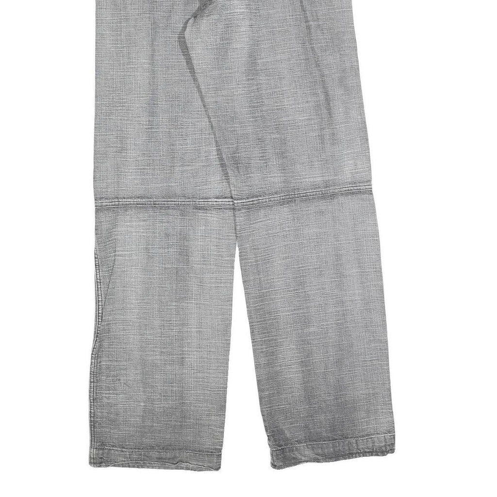 DIA Womens Jeans Grey Regular Straight Denim W30 L33 Casual Cotton Blend Zip