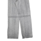 DIA Womens Jeans Grey Regular Straight Denim W30 L33 Casual Cotton Blend Zip