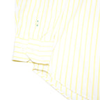 TOMMY HILFIGER Mens Yellow & White Stripe Shirt M Button Down Smart Casual