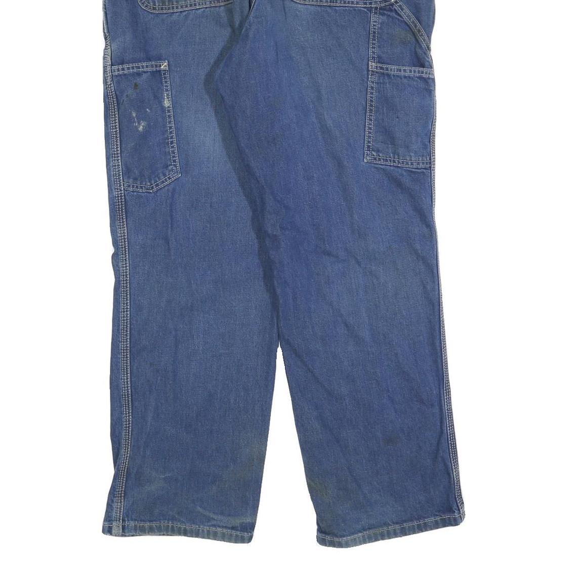 CARHARTT Mens Jeans Blue Relaxed Loose Denim Rinse W34 L30 Workwear