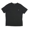 NAUTICA Mens Black Classic T-Shirt L Short Sleeve Crew Neck Cotton Casual